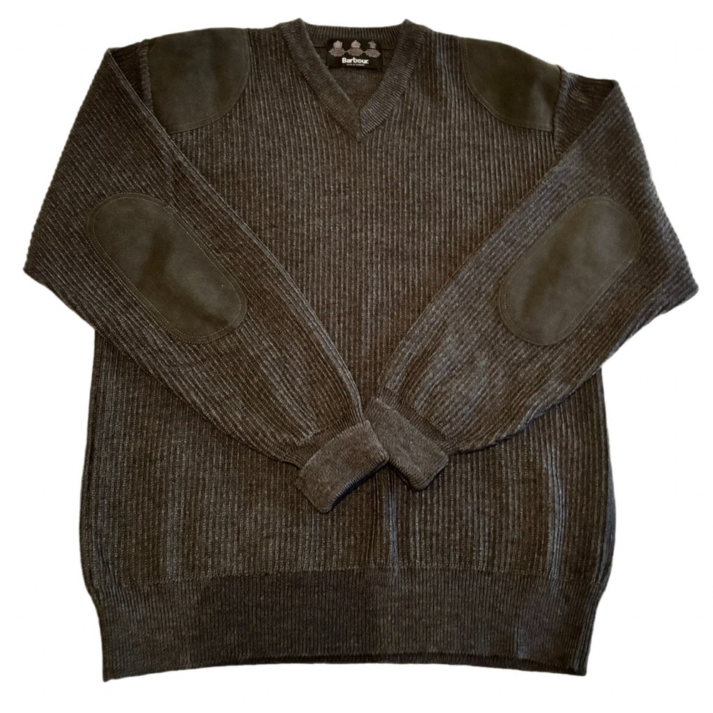 Barbour Men's Sporting V-Neck Sweater L